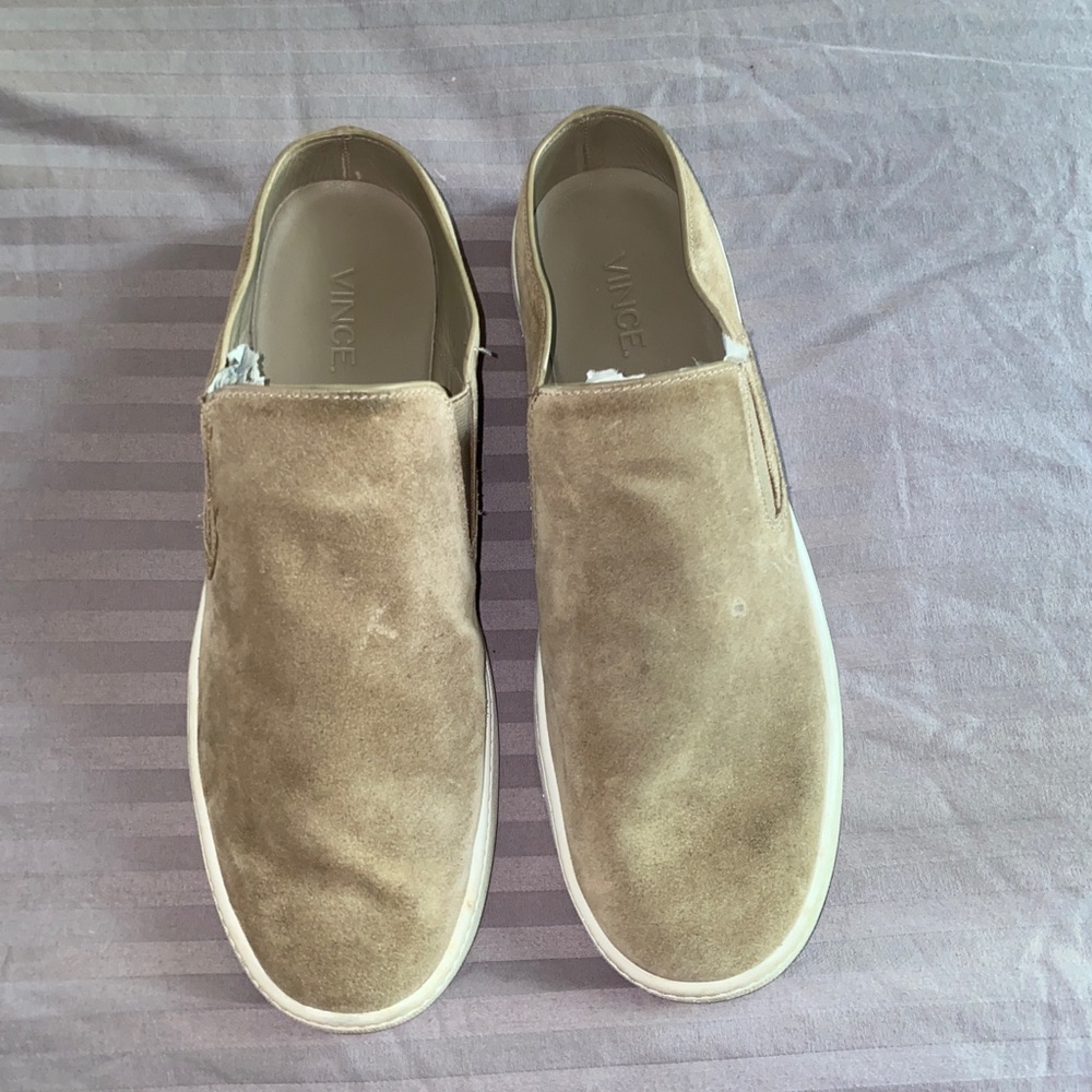 Vince Verrell 2 Wood Smoke Slip On Fashion Sneaker